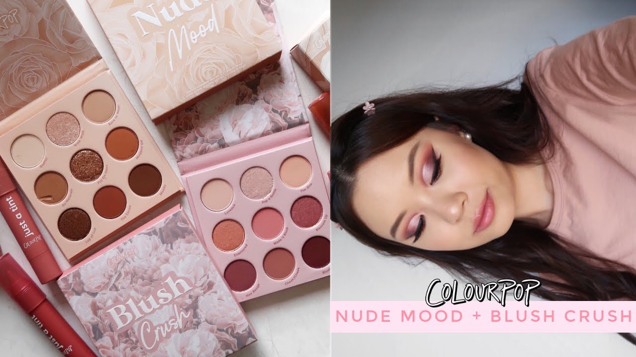 COLOURPOP BLUSH CRUSH + NUDE MOOD ⋆ 3 образа, обзор + сравнение!