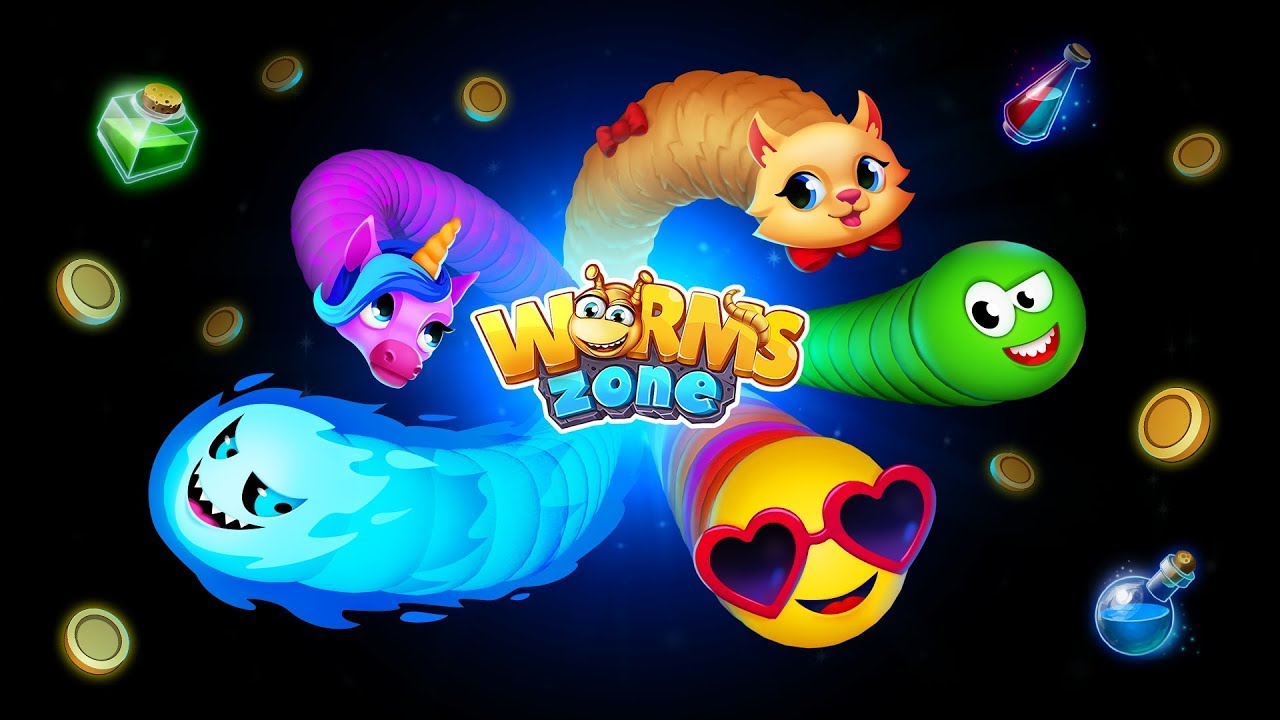 Worms zone. In #arungaming #shorts