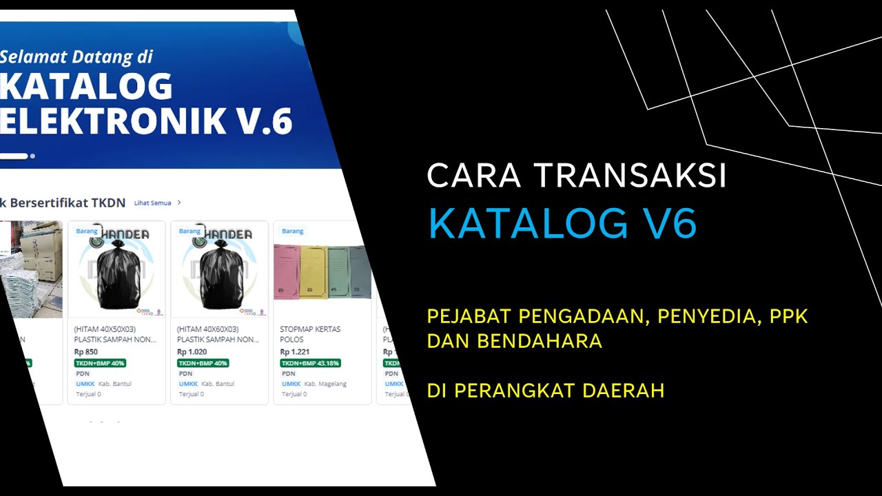 Cara Transaksi Katalog V6