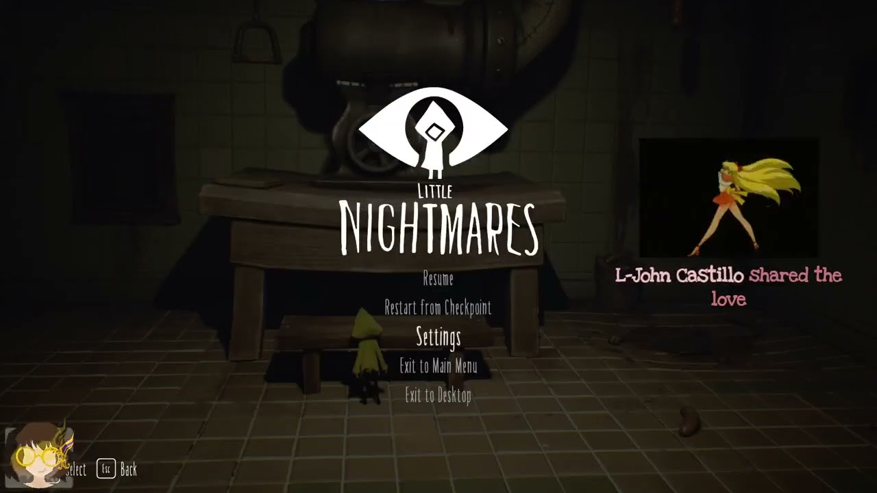 Ate Gine playing Little Nightmares (Bawal sa mahihina ang puso)