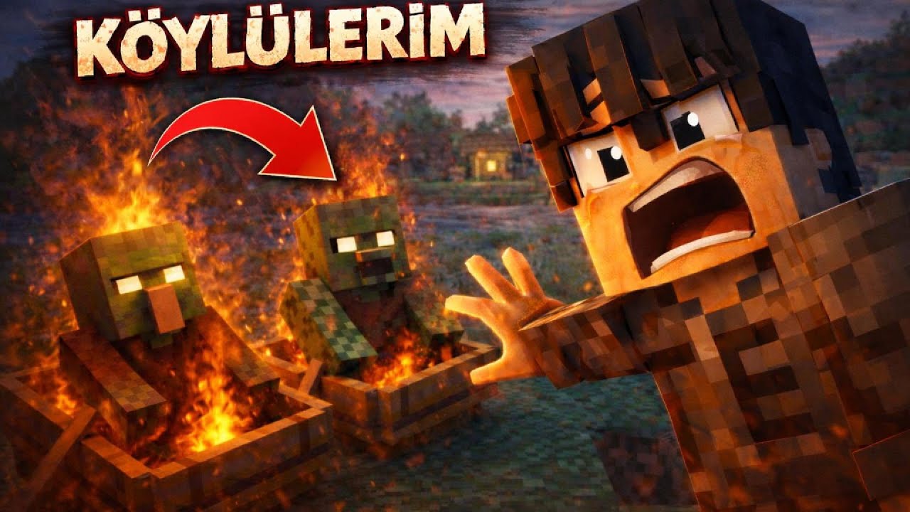 YEK: Minecraft Survival Serisi (2026) 5. Bölüm ( Ahh Köylülerim )