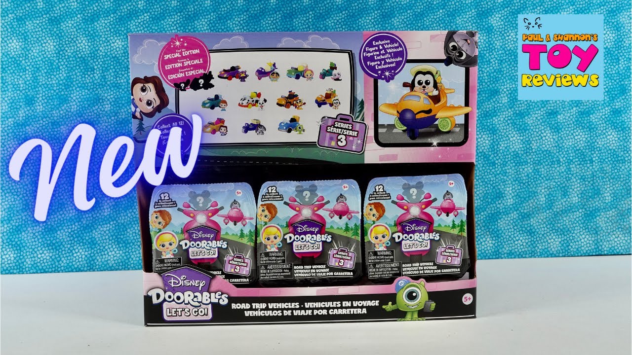 Disney Doorables Let's Go Vehicles Series 3 Blind Bag Opening