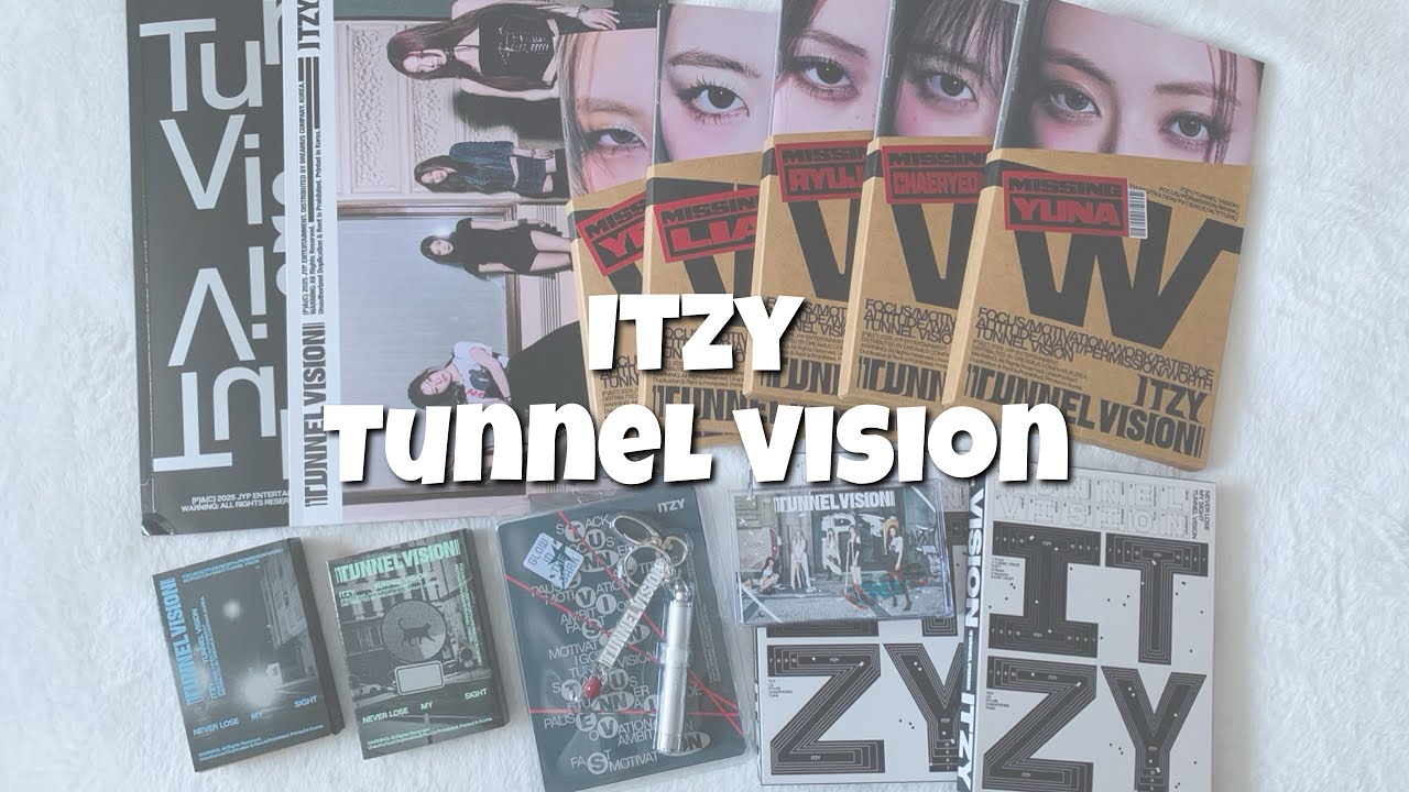 unboxing itzy's tunnel vision album - signed copies!! all versions