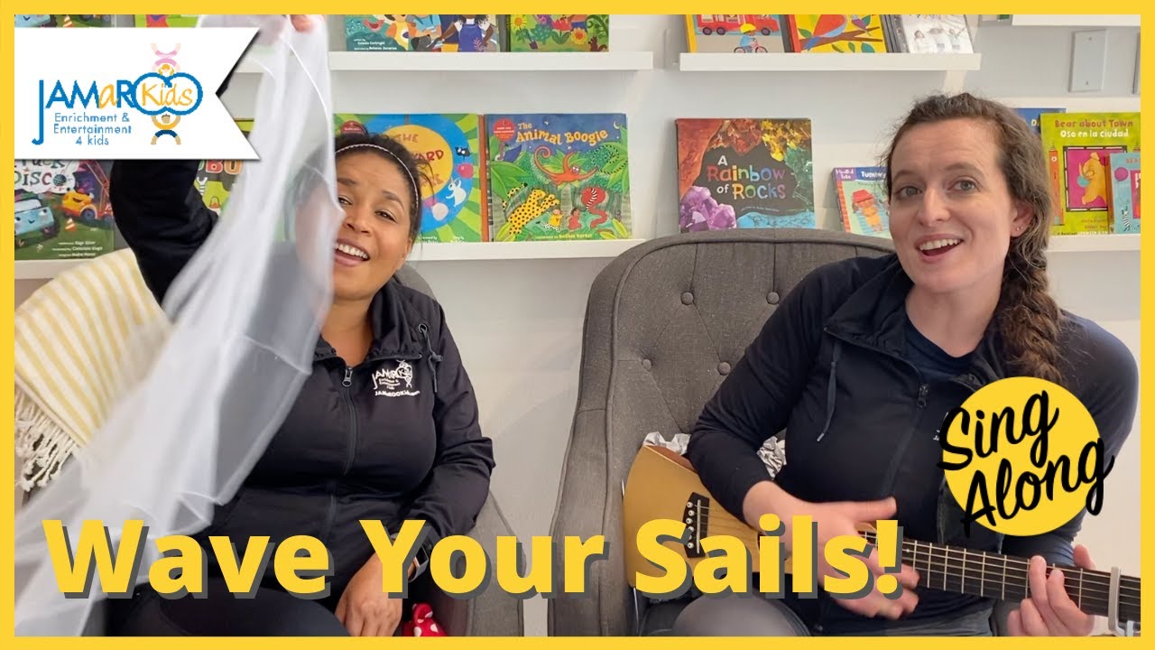 Scarf Children's Song — Wave your Sails | JAMaROO Kids Educational Video | Children's Music
