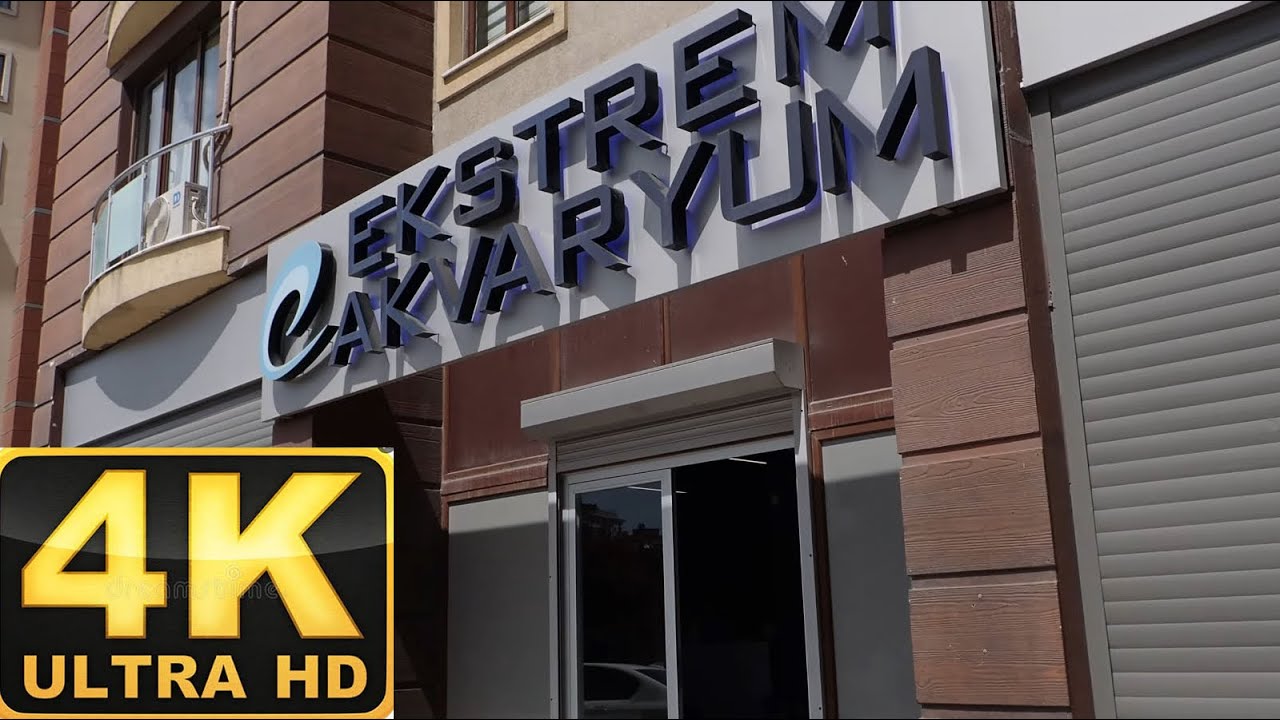 4K VIDEO (ULTRA HD) İstanbul Ekstrem Aquarium Visit (Ekstrem Akvaryum İstanbul Ziyareti) 23.04.2022