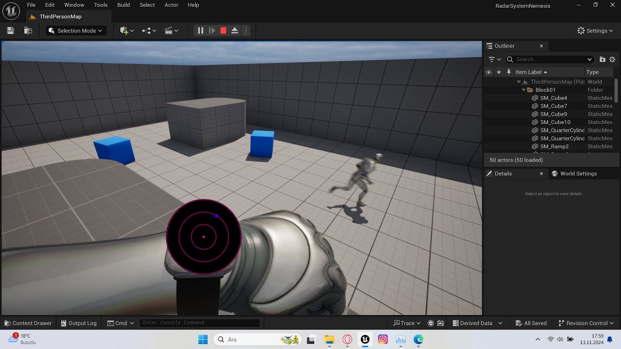 Radar Watch System Showcase UE5