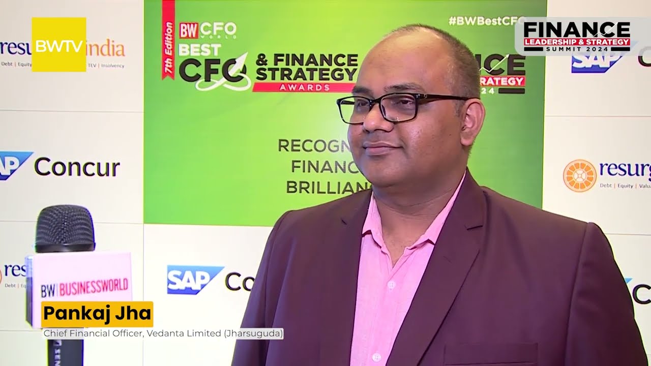 Pankaj Jha CFO,Vedanta Limited (Jharsuguda) | BW CFO World Best CFO & Finance Strategy Awards 2024