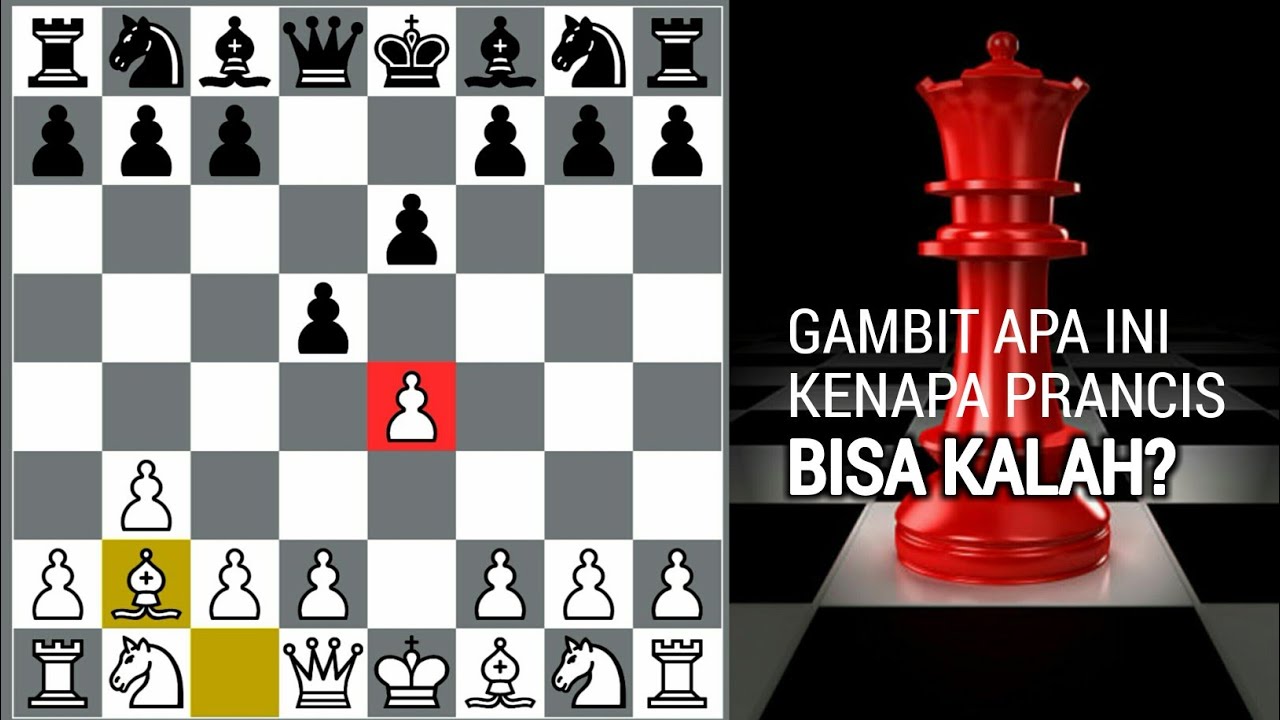 PEMAIN PRANCIS WAJIB LIHAT INI ‼️Pembukaan catur yang mengejutkan pemain hitam