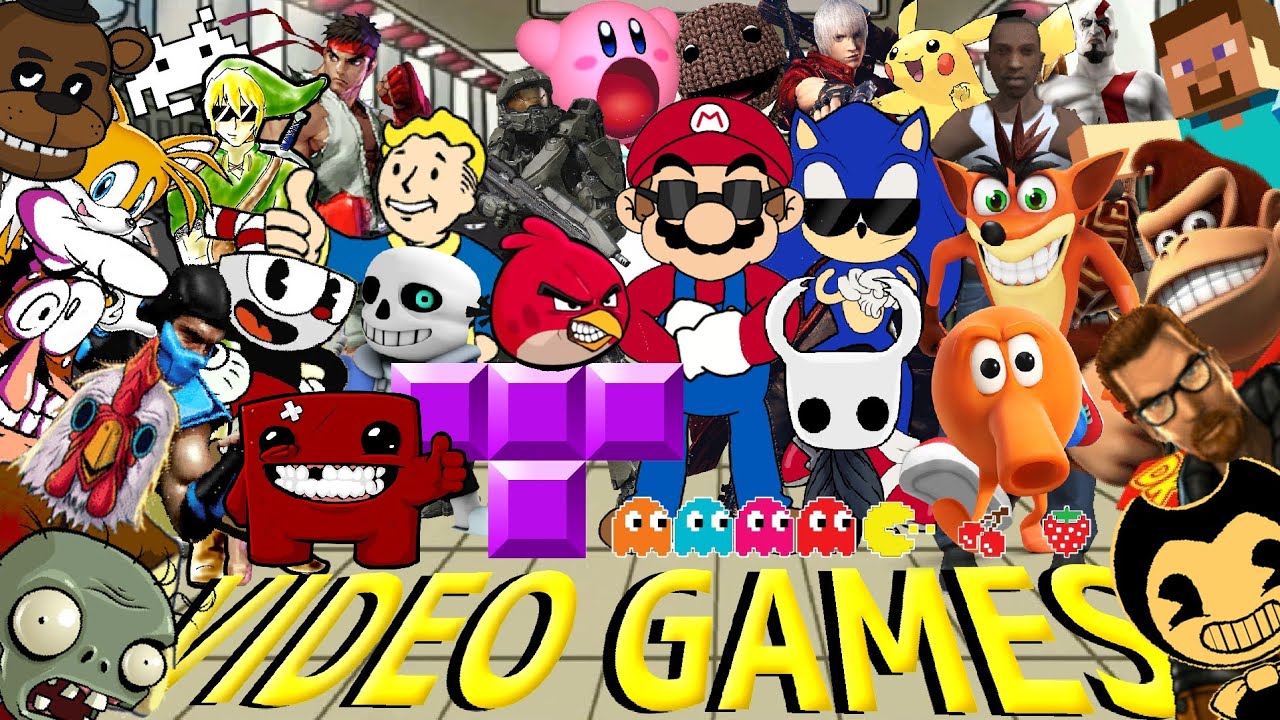 VIDEO GAMES AND FRANCHISES GANGNAM STYLE(강남스타일) PARODY VIDEO(싸이) (3LAMESTUDIO FANMADE)
