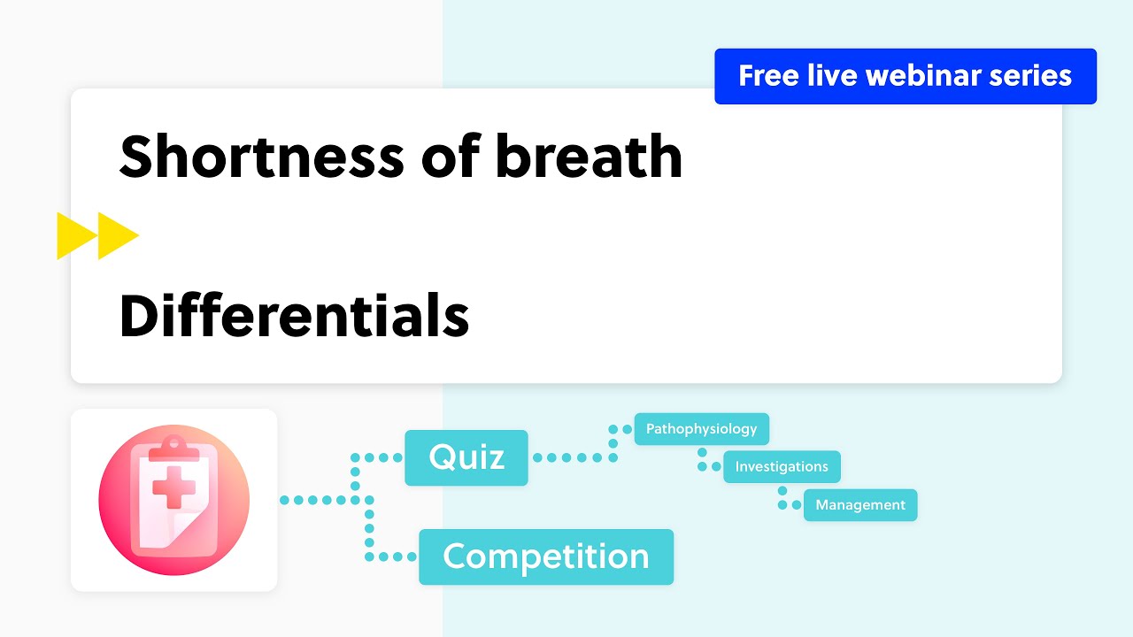 Shortness of Breath | Differential Diagnoses (case-based discussion, theory and quiz)