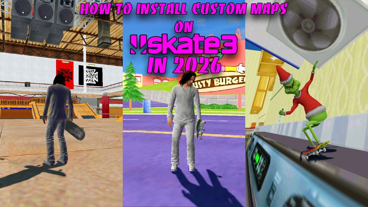 Как установить пользовательские карты для Skate 3 в 2026 году (инструкция по RPCS3)