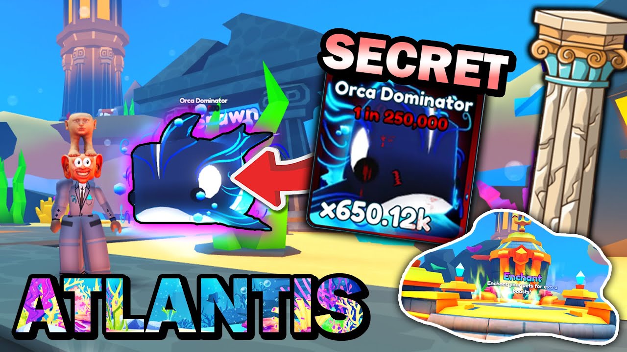 I HATCHED the New SECRET PET... These Atlantis Pets ARE OP | Roblox Tap Simulator Update