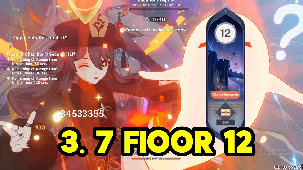 I Used Unusual Hu Tao Team to Clear New 3.7 Abyss Floor 12 | Genshin Impact