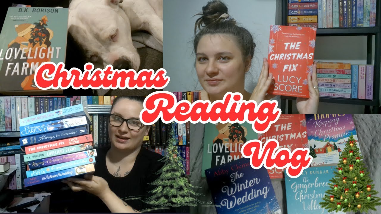 Christmas/holiday Reading Vlog #bookmas