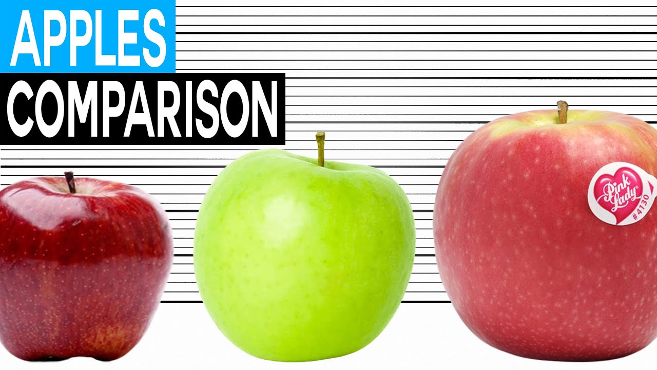 Fruit Size Comparison | Apples