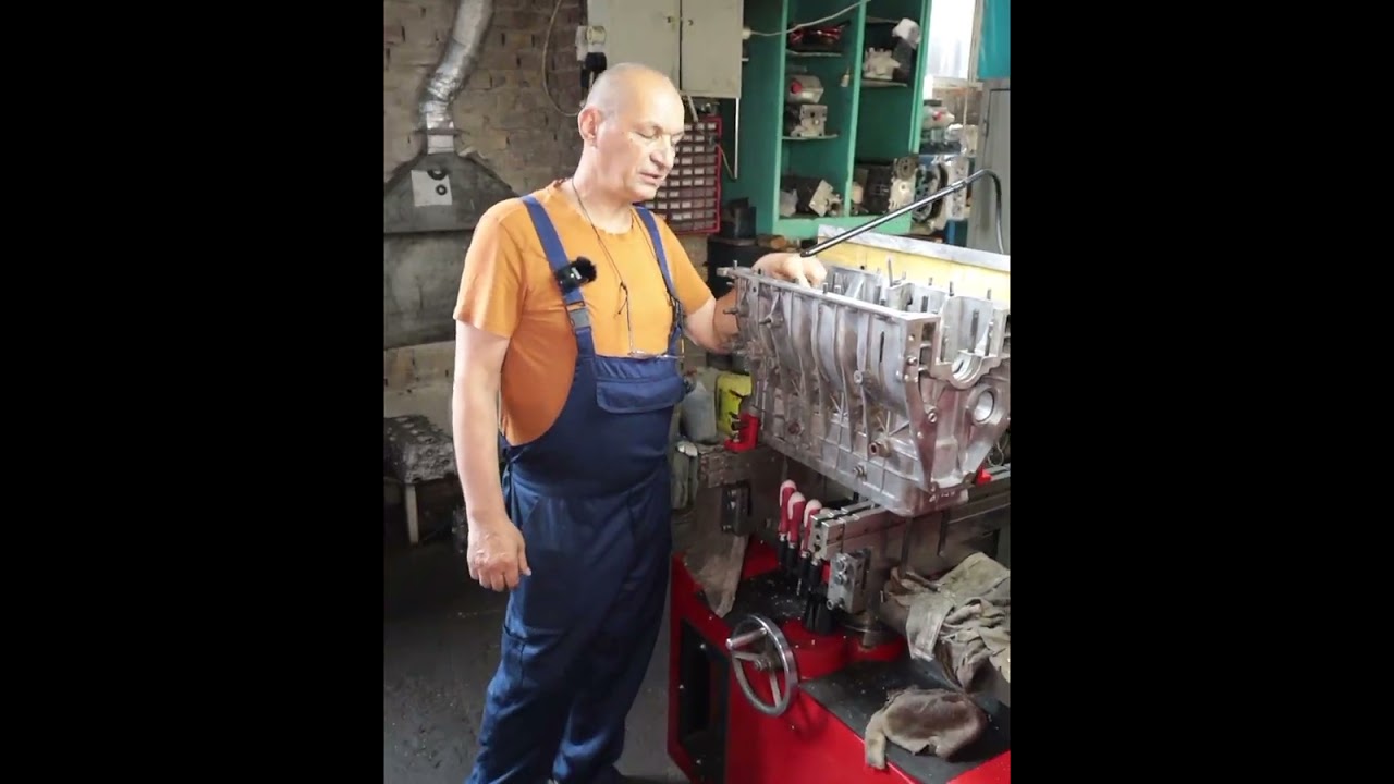 Відновлення постілей розподільчих валів у блоках ГАЗ #ремонтдвигуна #ремонтмотора #ремонтавто