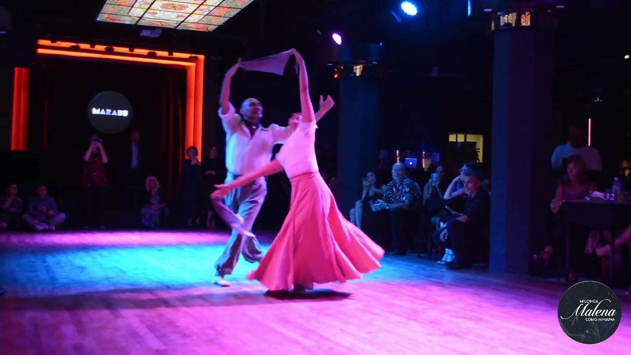 Ramón Salina & Milagros Guchea en Milonga Malena 