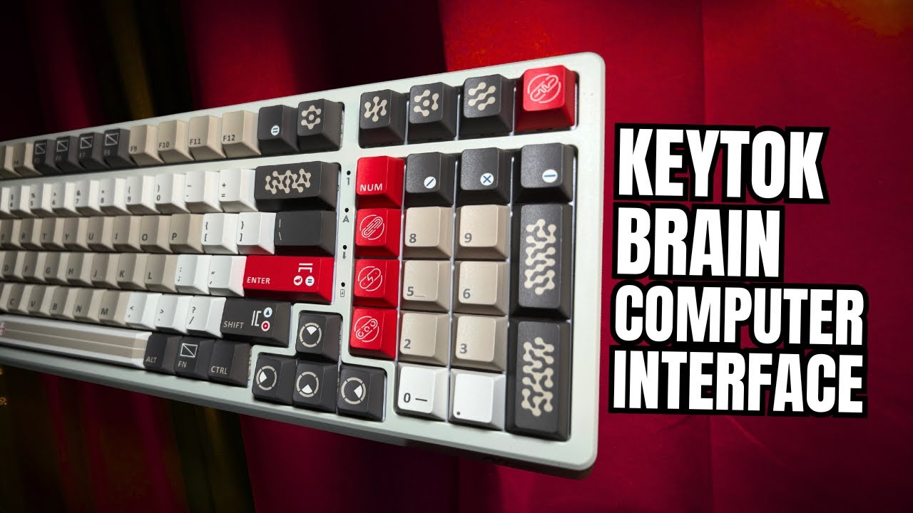Only Below $40! | Keytok Brain Computer Interface Keycap Set