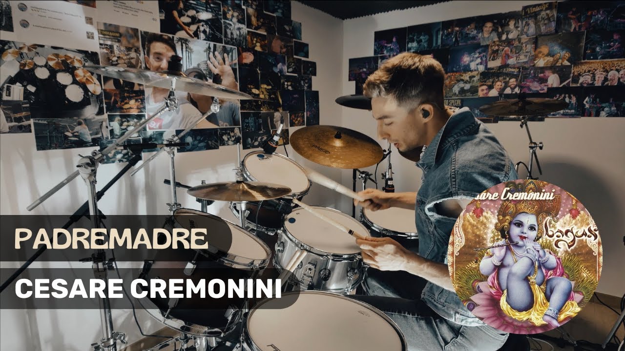 CESARE CREMONINI - PADREMADRE - Drum Cover @cesarecremoninimusic