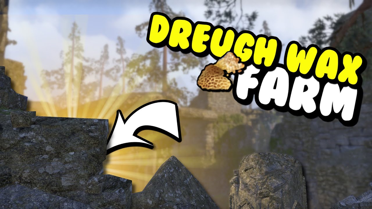 ESO Guide - Dreugh Wax Farming Location - Best and Fast Leather Farm !