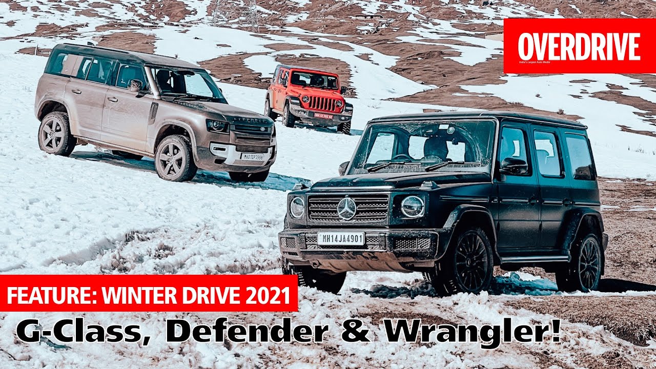 Winter Drive 2021: Back to the snow-clad mountains with the G-Class, Defender & Wrangler | OVERDRIVE