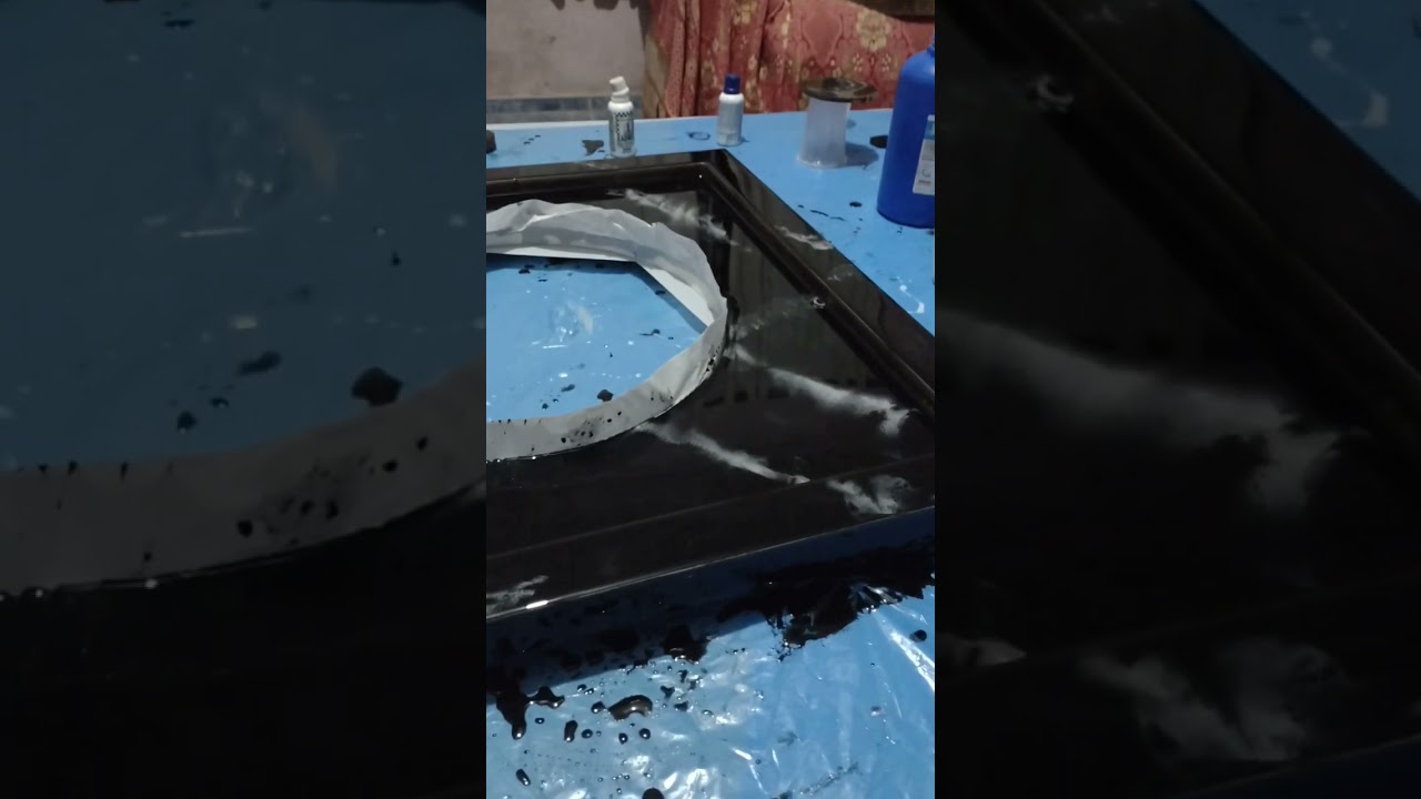 #resinaepoxy efeito marmorizado em MDF