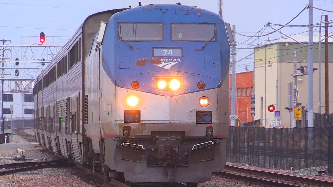 AMTRAK 74 (AWESOME K5LA !!!) + BONUS FOOTAGE