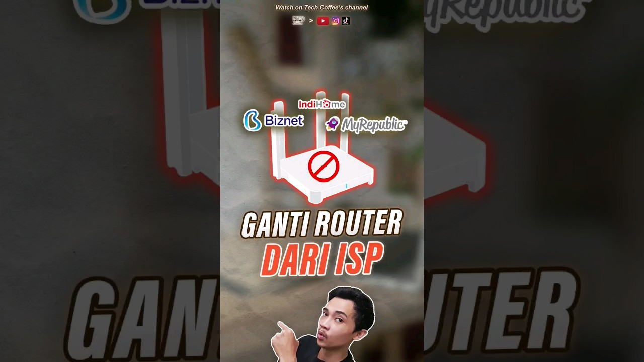 WIFI LEMOT? Solusinya ganti Router yang dikasih ISP ✅