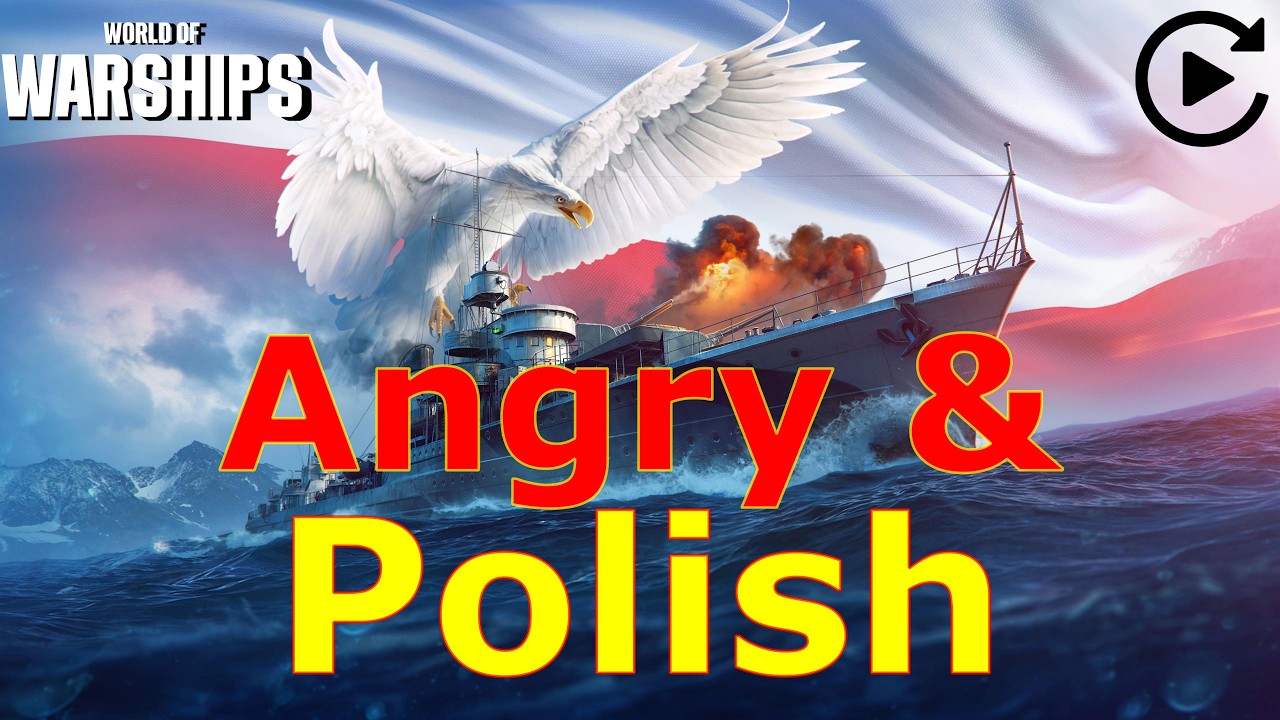 World of Warships- Angry Polish Man Bullies Enemy Team