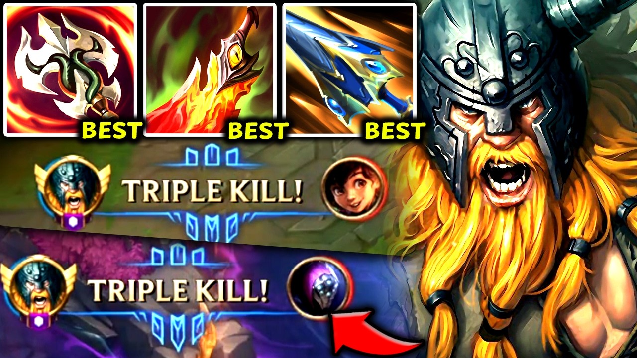 OLAF TOP BUT I HYPER 1V5 THE ENTIRE GAME (OLAF IS BROKEN) - 2026 Olaf TOP Gameplay Guide