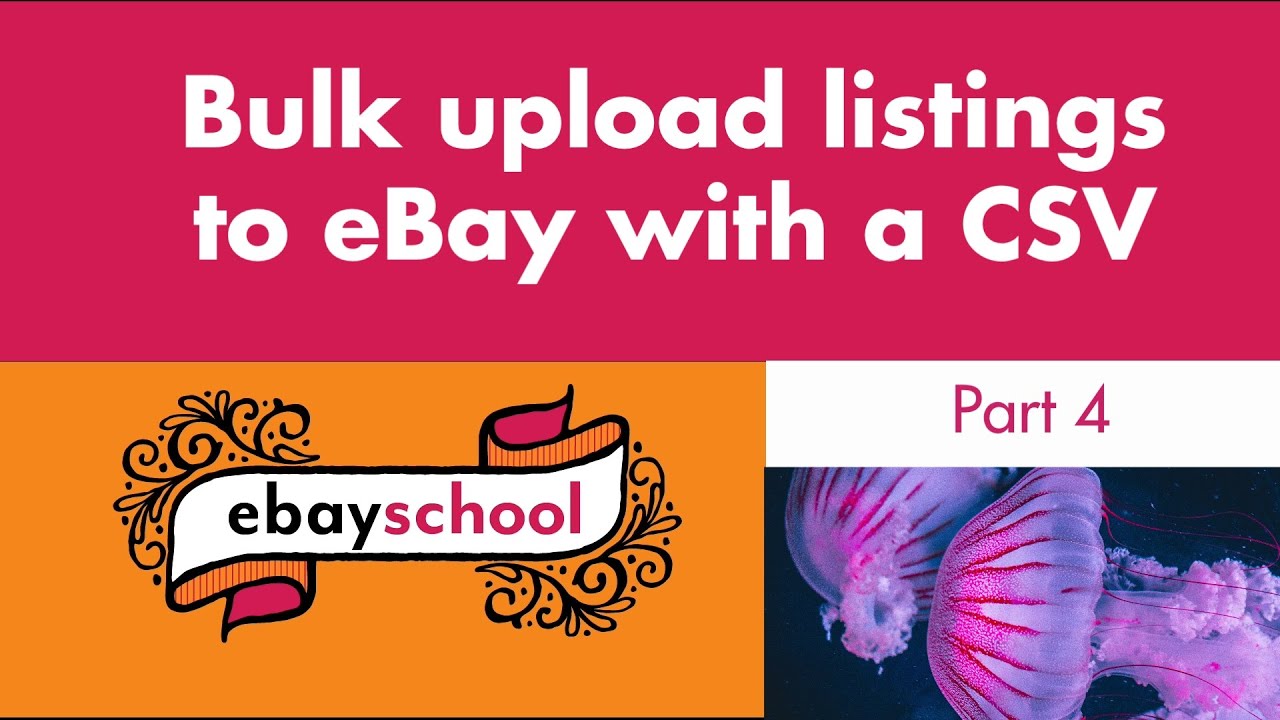 BULK LIST ON EBAY WITH CSV FILES | part 4 filling in the template