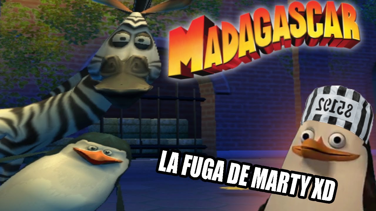 MARTY SE ESCAPA DEL ZOOLOGICO XD | La fuga de Marty | Madagascar
