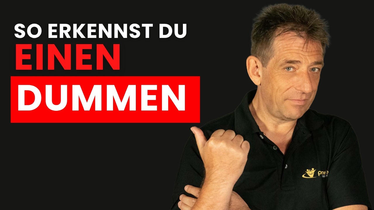 Wie sagt man einem Doofen, dass er doof ist?