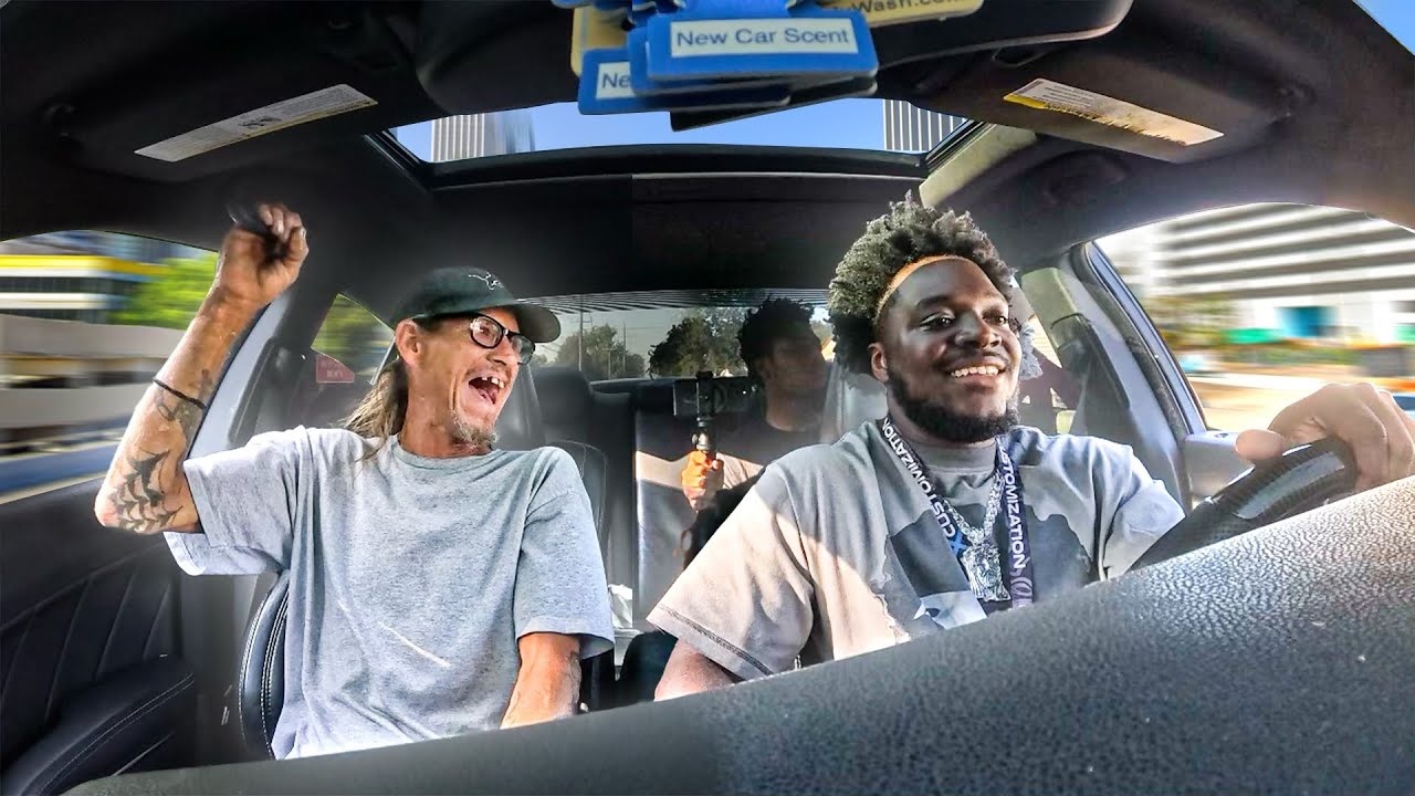 HOMELESS MAN REACTS TO MY 1000HP DEMON..