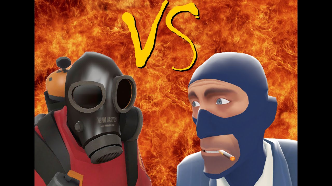 TF2 bot battle 21 : Pyro VS Spy