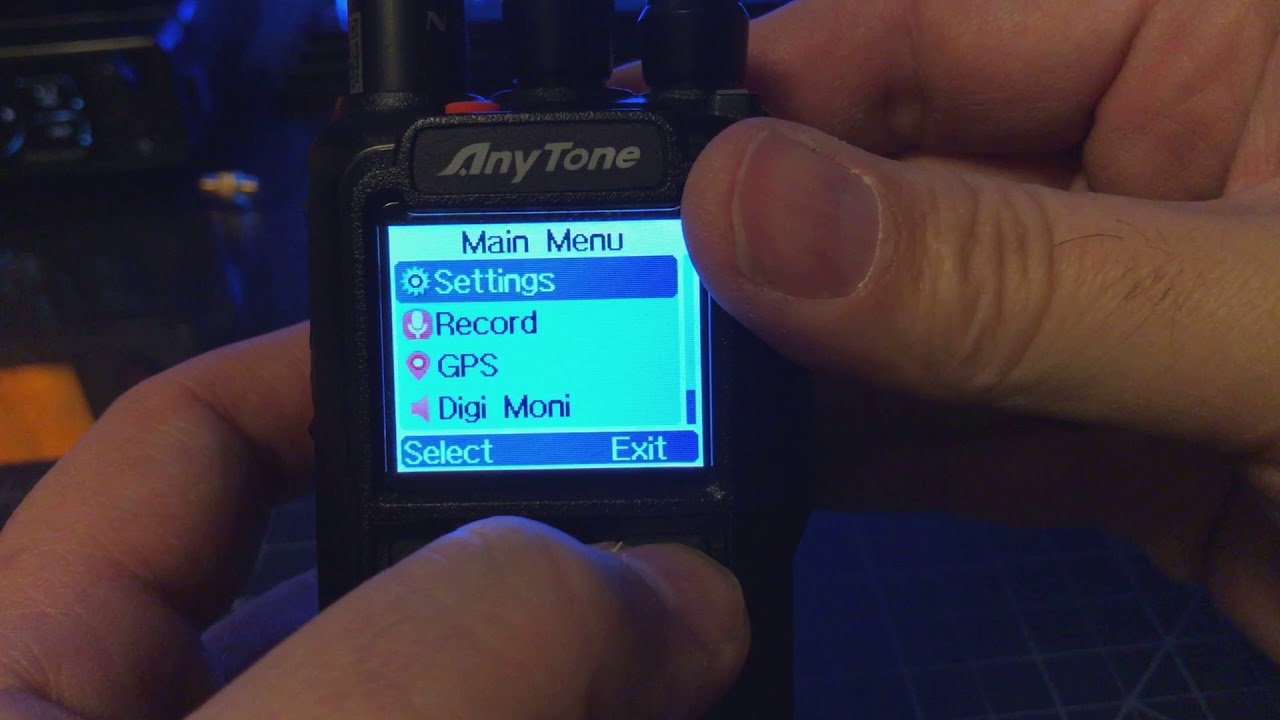 Программирование VFO AnyTone D868 для цифрового канала