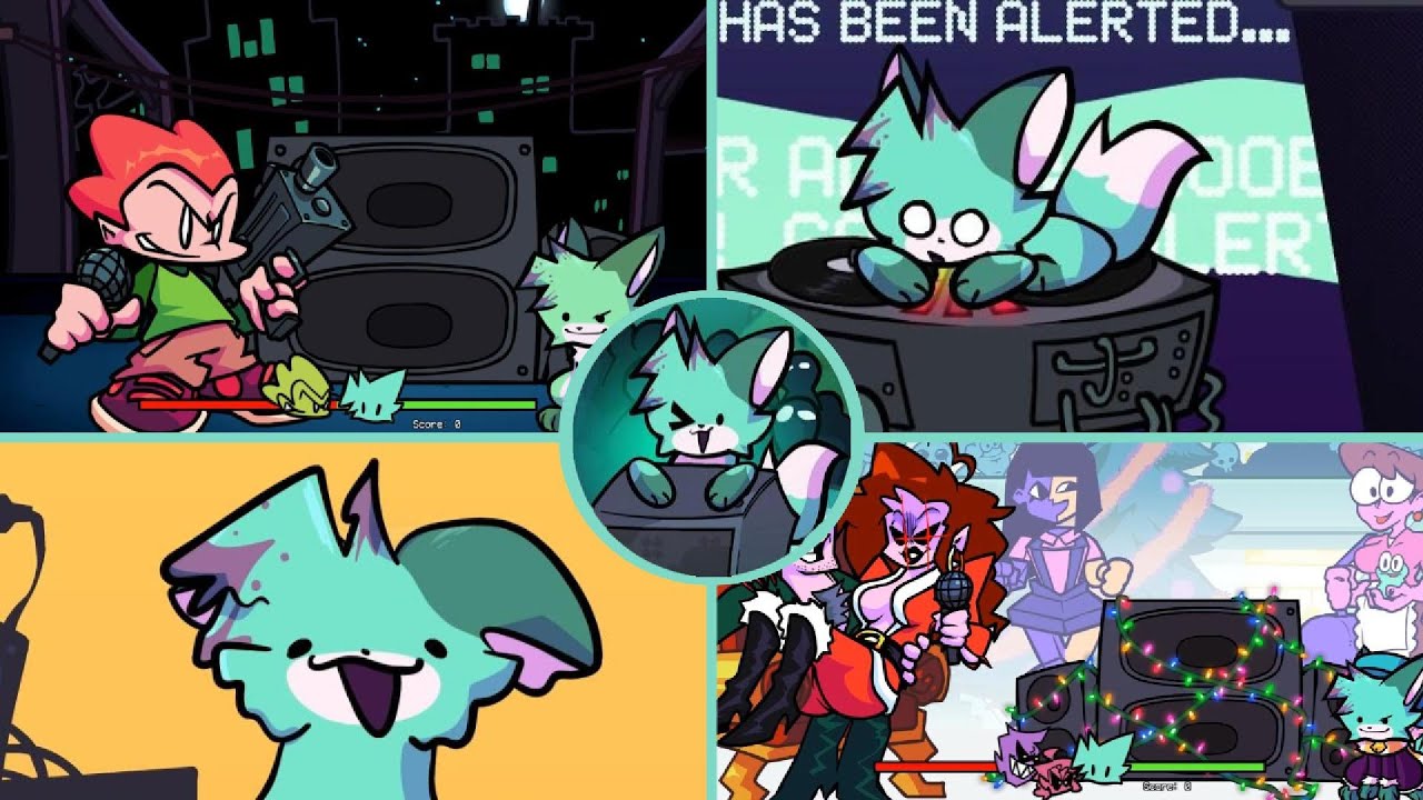 Playable LeGooey All 5 Mixes + All Animations/Ranks & Death Screen - Friday Night Funkin'