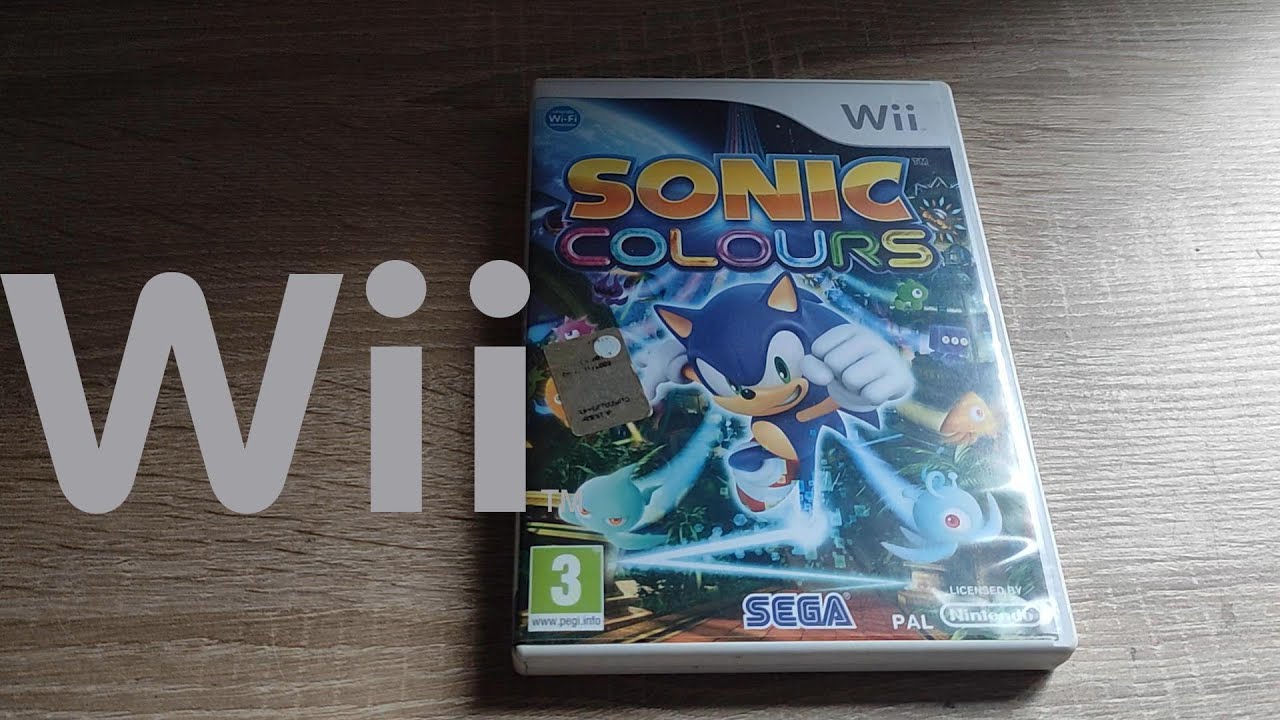 SONIC COLOURS WII PRIMA EDIZIONE ITALIANA