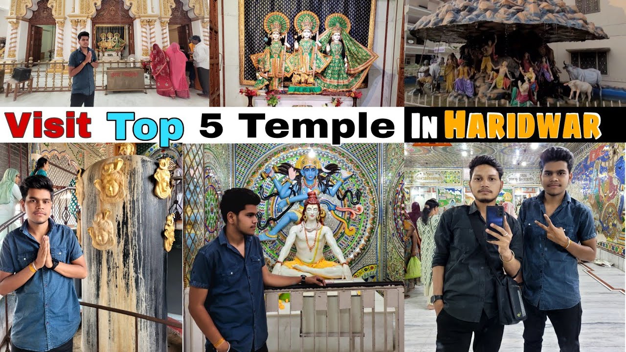 Visiting top 5 best temples 🛕 in Haridwar