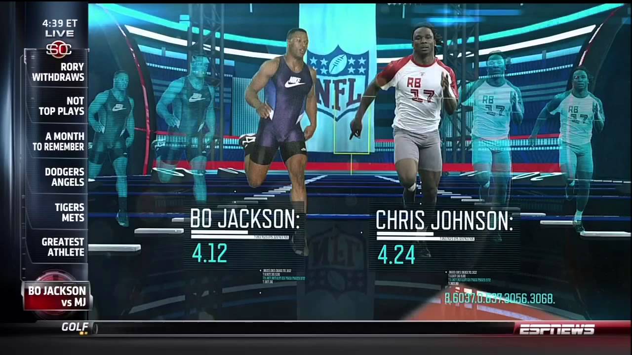 1st Semifinal: ESPN Sport Science- Michael Jordan vs. Bo Jackson