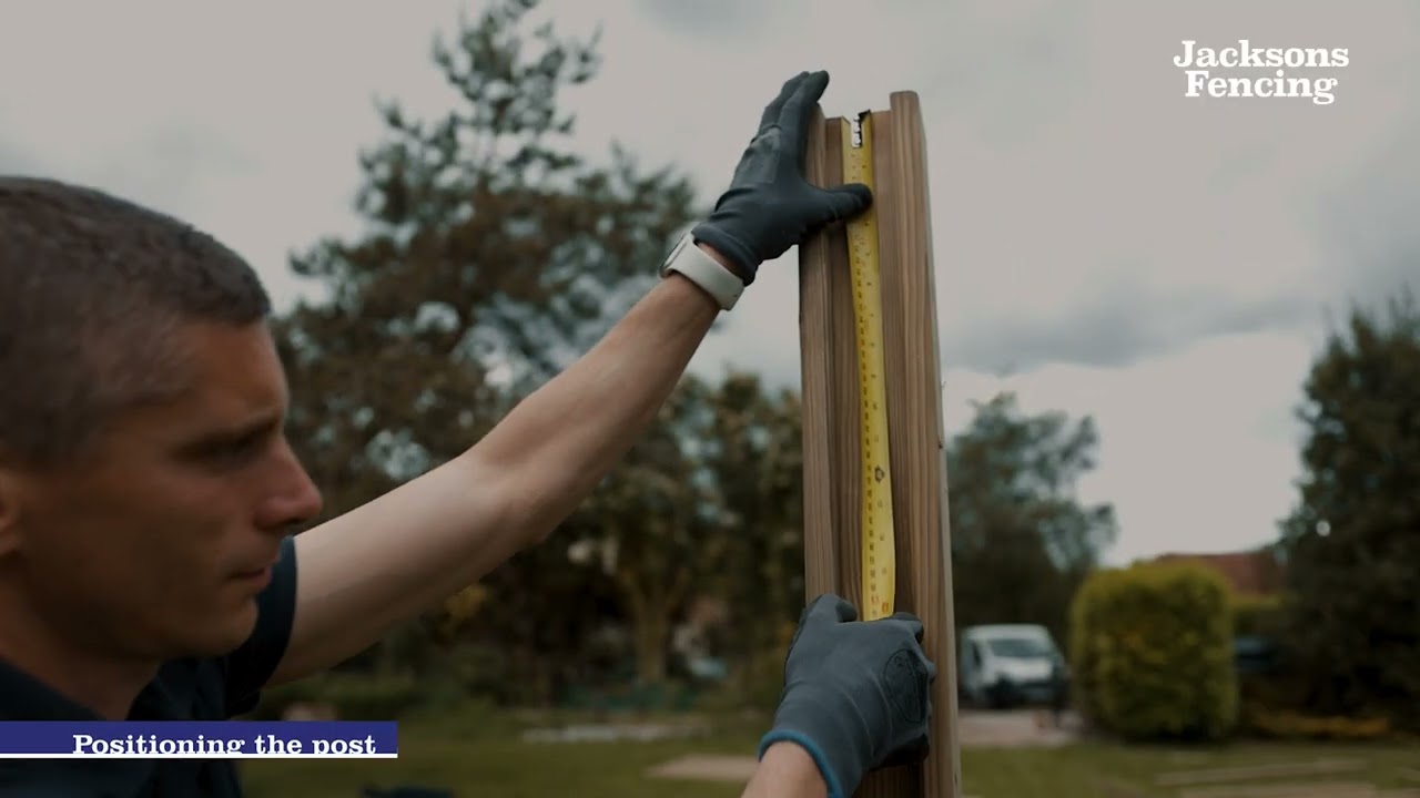 How to Install a Fence Post | Jacksons Fencing