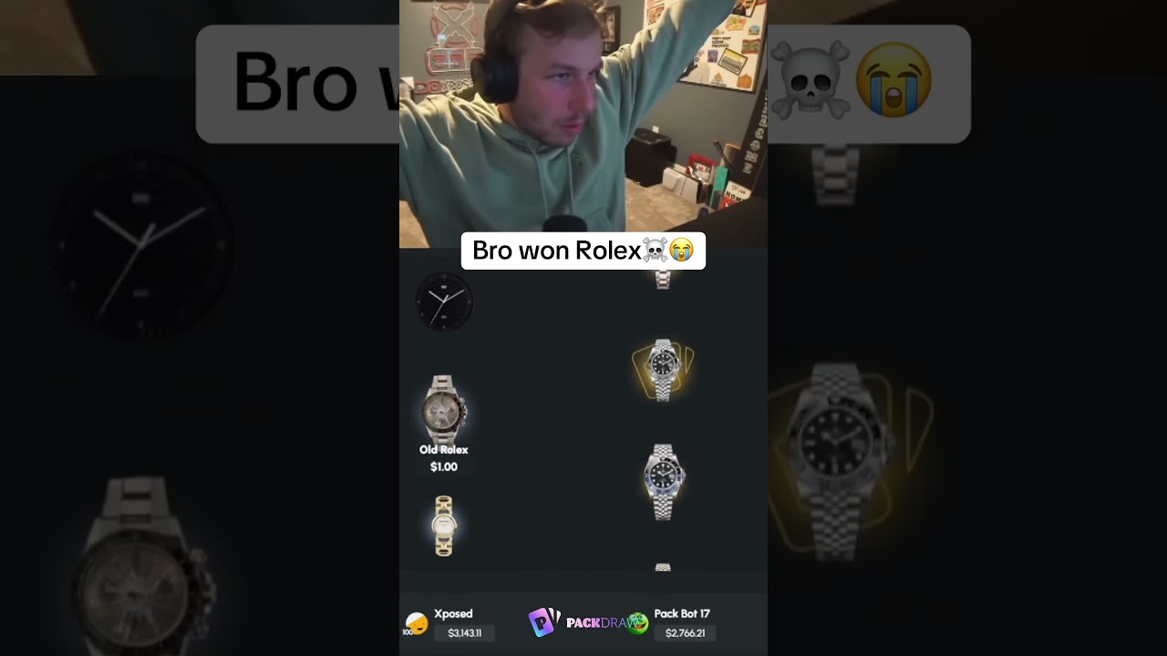 UNBOXING HIS FIRST GMT ROLEX ON PACKDRAW!