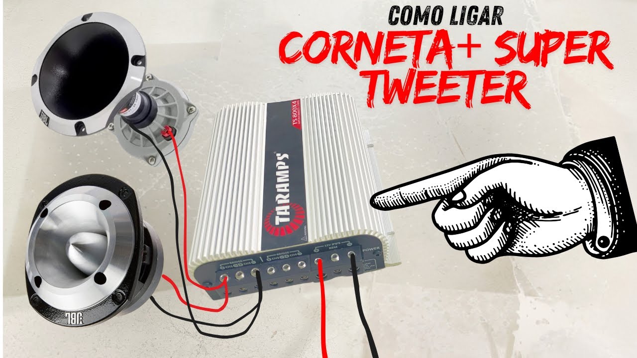 Como ligar cornetas e tweeter juntos [Resolvido] #rayllansom