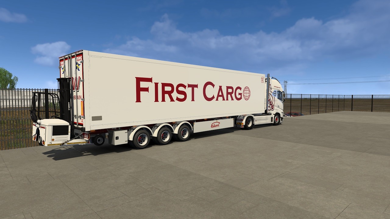 ETS2 Promods Balade au Kazakhstan pour JTW transport ( on emmène le Fenwick ) ...