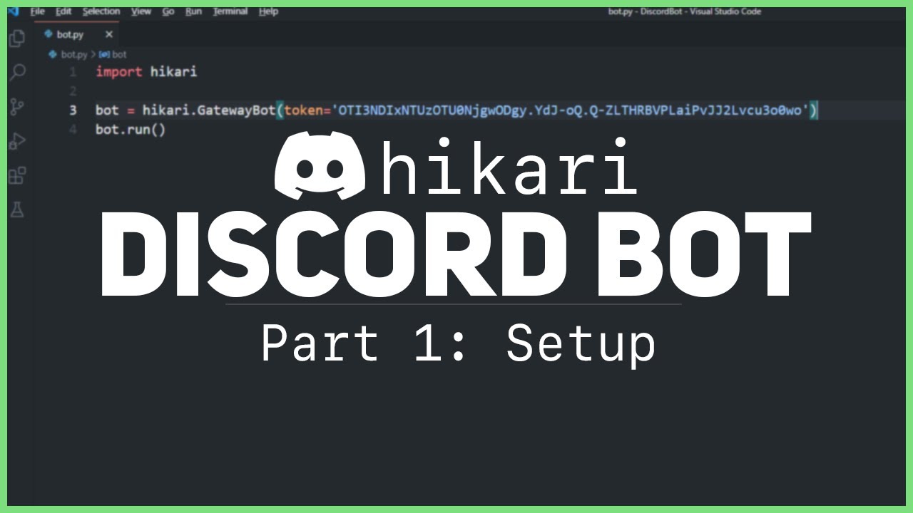 Making a Discord Bot in Python (Part 1: Setup)