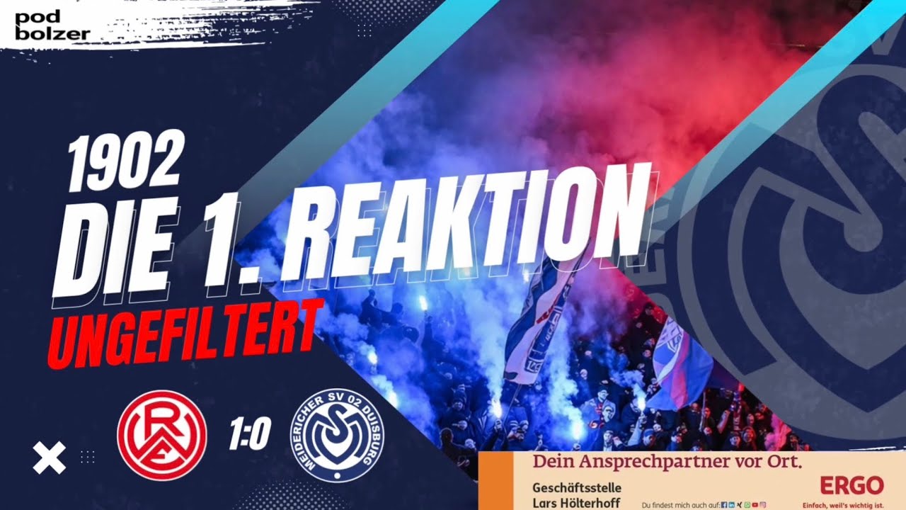 Derby-Fieber an der Hafenstra&szlig;e | UNGEFILTERT | Die 1. Reaktion zum Spiel | RWE 1:0 MSV