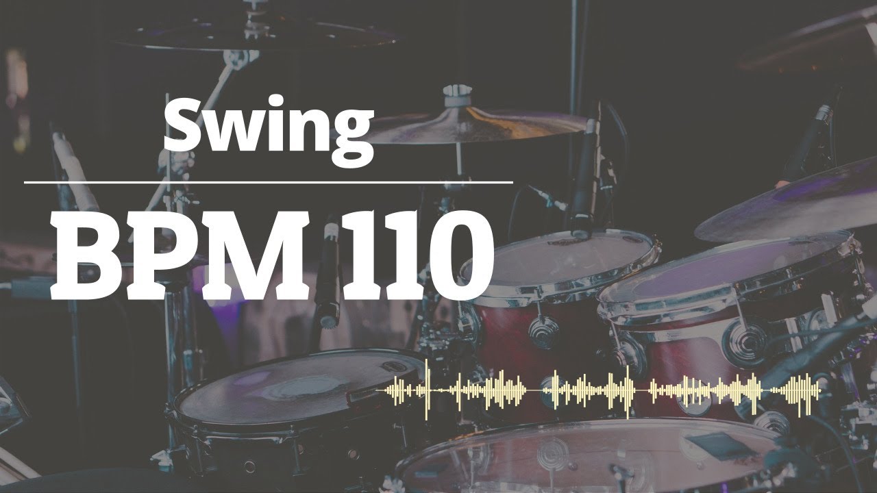 110 BPM 드럼비트 (Swing Beat 110 BPM)
