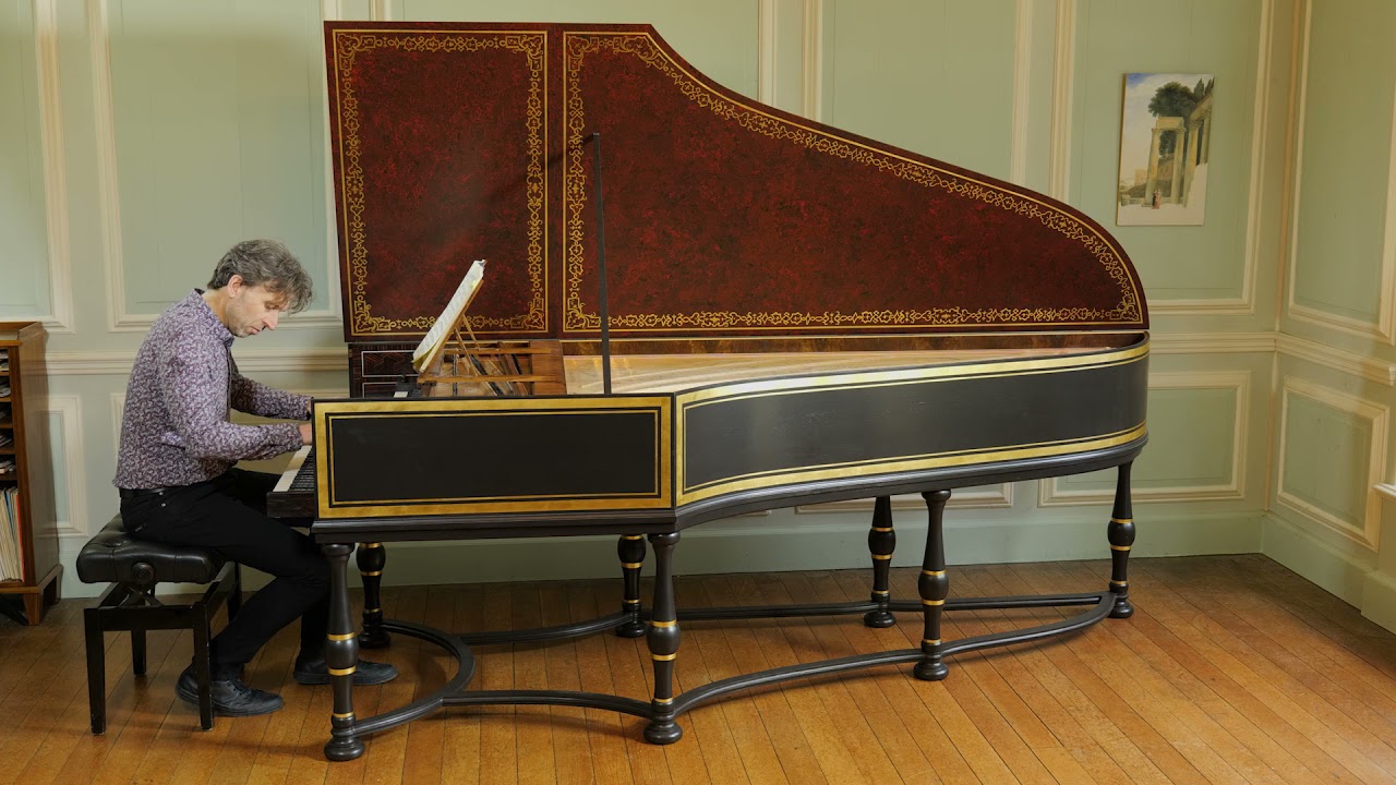 JS Bach Prelude and Fugue in D from the Well-tempered Clavier, on a Hass triple manual harpsichord
