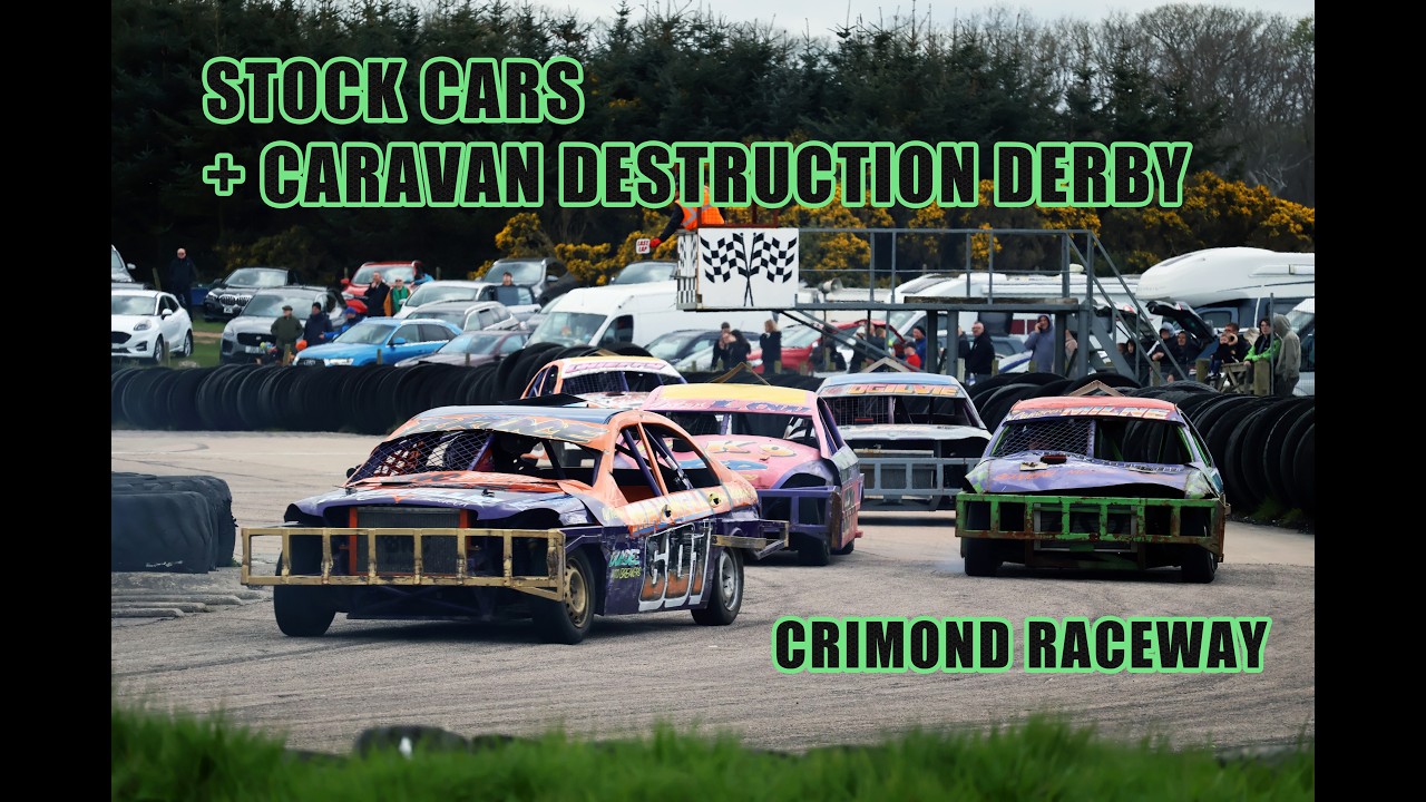 LIVE: STOCK CARS AND CARAVAN DESTRUCTION DERBY - CRIMOND RACEWAY 🚗 SCOTLAND, UK