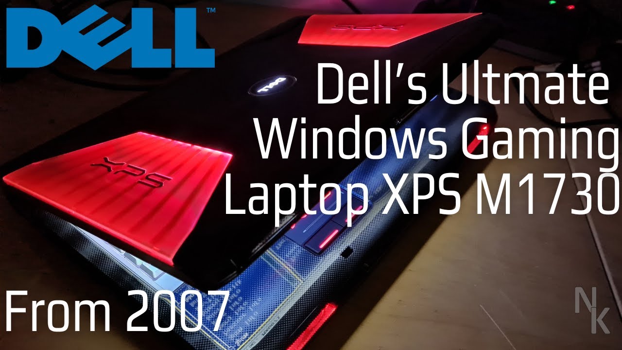 Лучший игровой ноутбук Dell на базе Windows 2007 года — XPS M1730